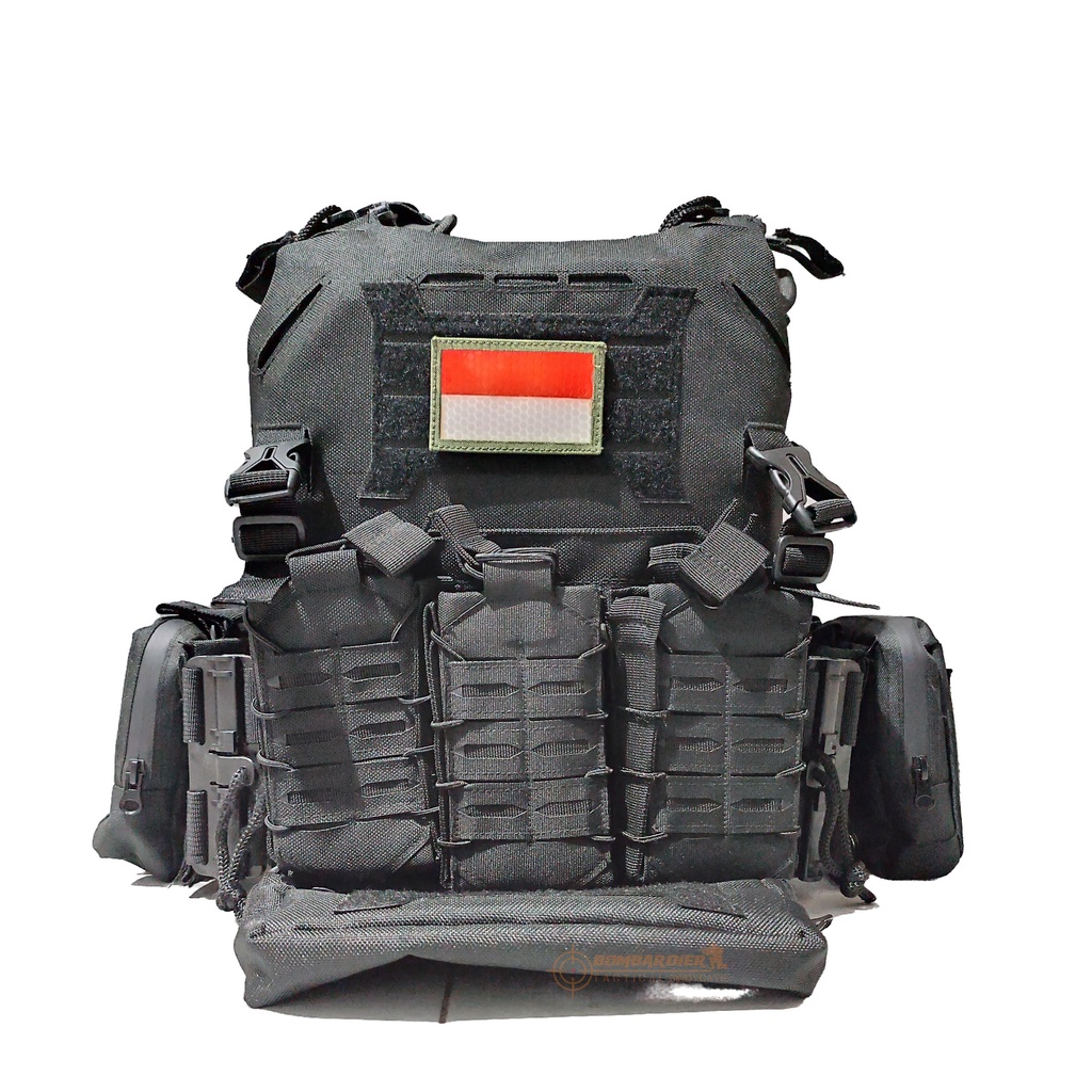 Rompi Body Vest Tactical Body Vest Tactical Rompi Body Vest Militer Rompi Pelindung Dada motif terbaru Laser cuting