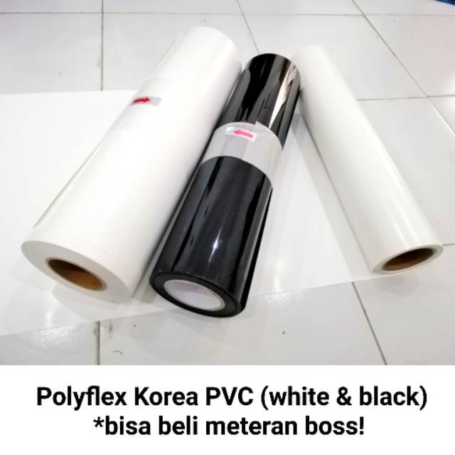 POLYFLEX PVC meteran rollan bahan sablon digital sablon kaos polos kaos olahraga