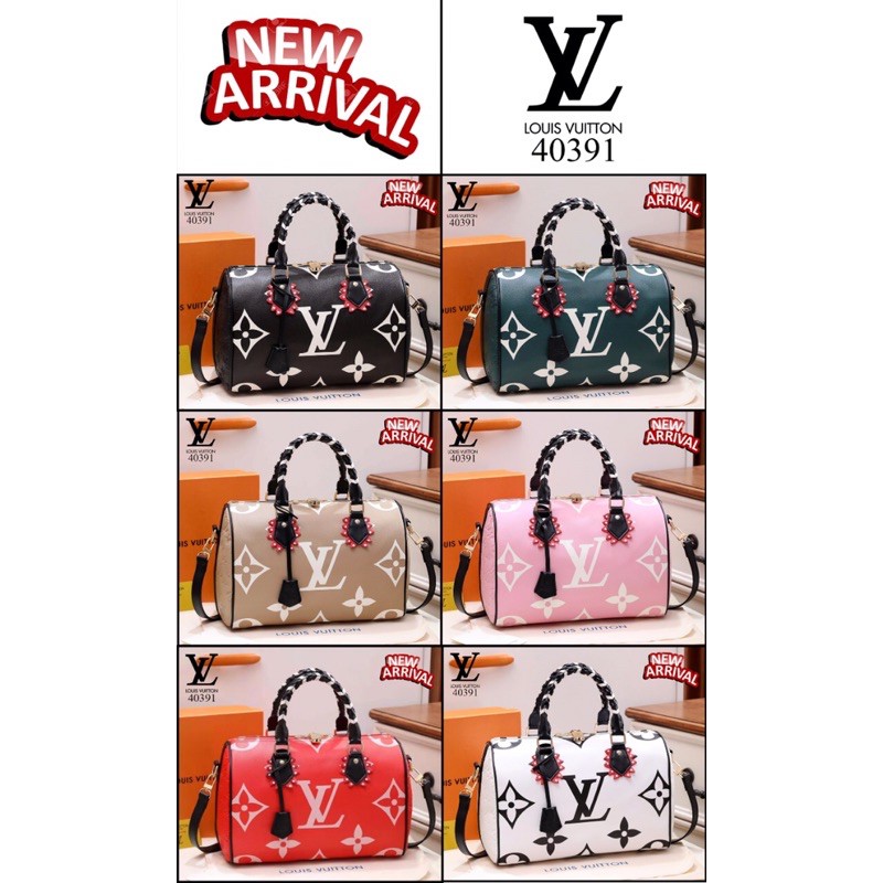 Tas Louis Vuitton Speedy Bandouliere Giant Monogram (40391)