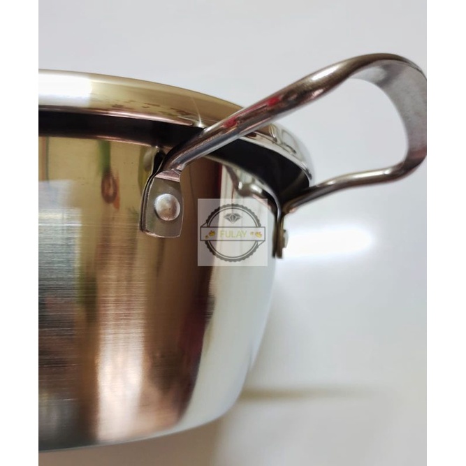 Panci sup soup pot 18cm 20cm 22cm 24cm 26cm stainless stetutup kaca murah gagang stainlessel