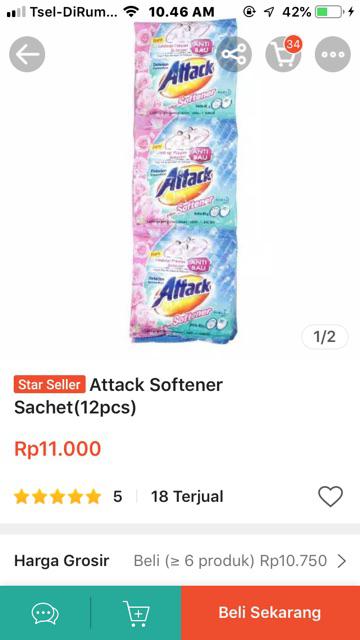 Attack Softener Sachet(12pcs)