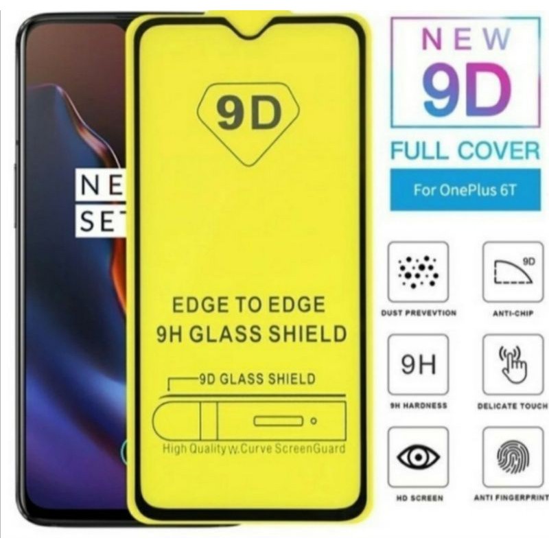 Oppo A12 Tempered Glass Kaca Bening 9D Full Layar Full Lem Anti Gores TG Oppo A12