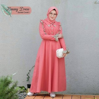 Kimmy Dress Baju  Gamis Remaja  Maxi Muslim  Kekinian 