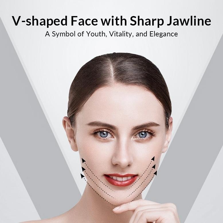 TERBAIK BIOAQUA V Face Lifting Mask Anti Wrinkles Masker Wajah penirus wajah