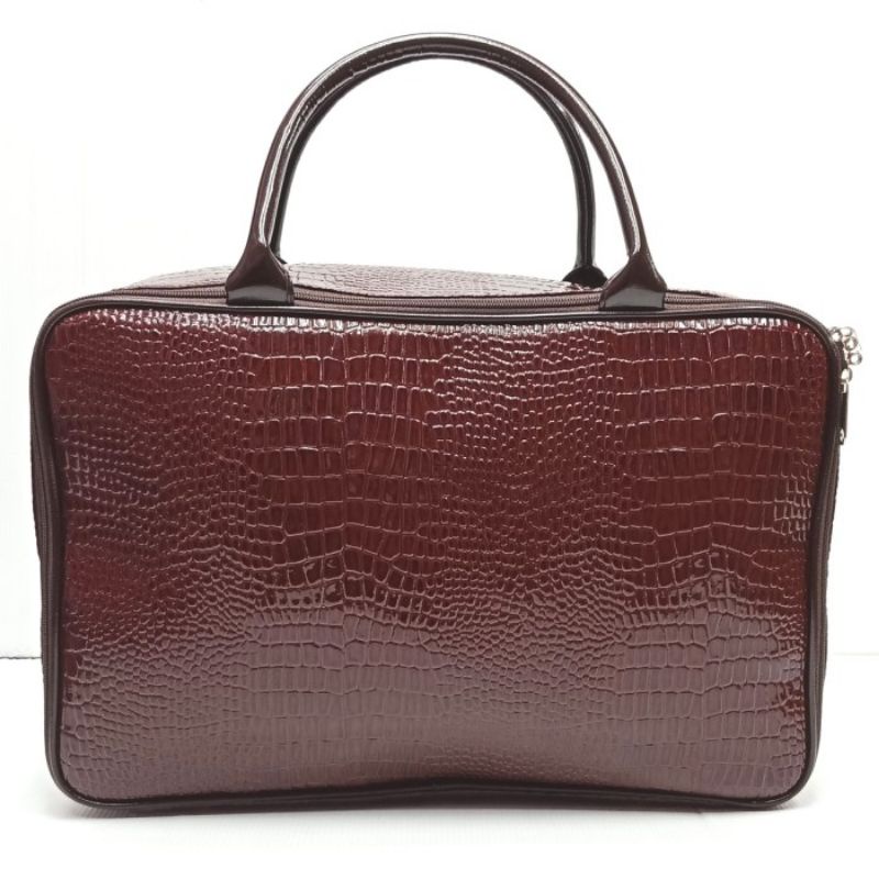 TRAVEL BAG TAS JINJING CROCO COKLAT