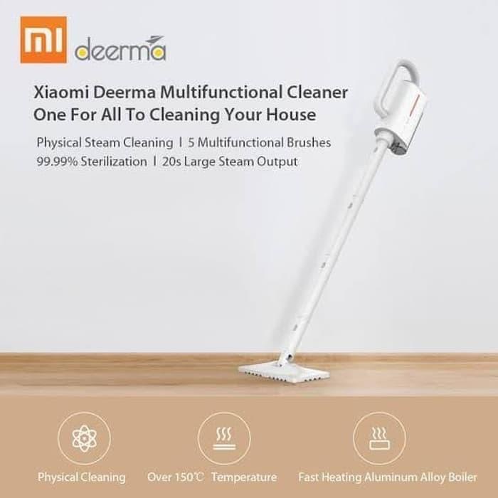 Deerma ZQ610 Electric Steam Cleaners Mop - Multi Function Alat Pel - Garansi Resmi 1 Tahun