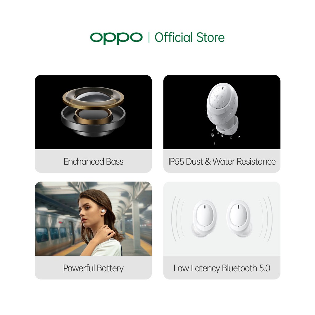 OPPO Enco W11 [TWS, 20 Hour Battery Life, IP55 Dust and Water]-2