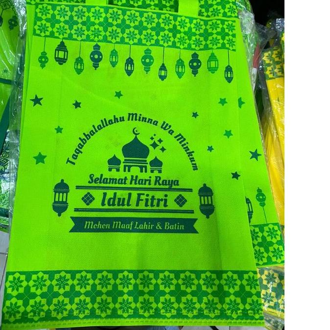 

❇ tas idul fitri edisi lebaran 38x45 goodiebag 35x40x12 2022 (isi12pcs) ➩