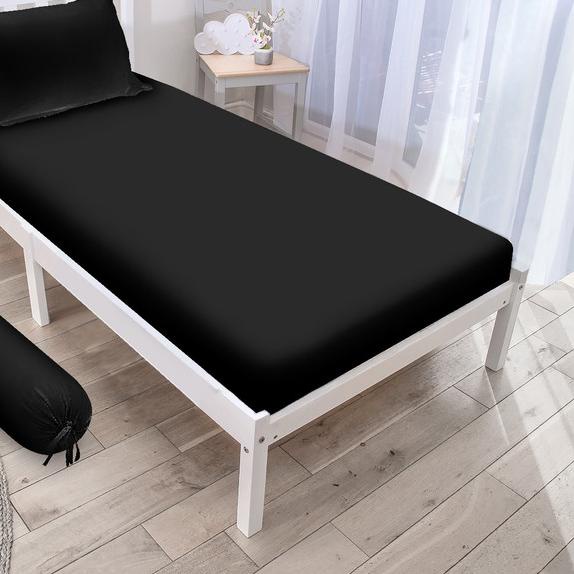 ♩ Sprei Vito Signature - Polos - BLACK - 100x200 (Single) ➵