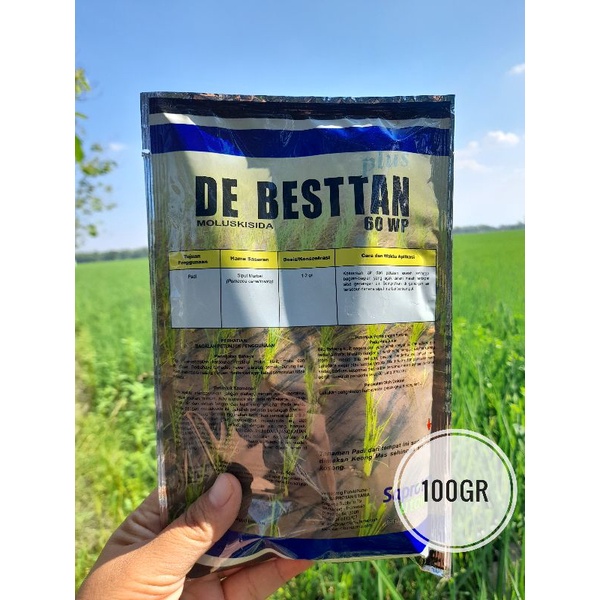 De Besttan Moluskisida De Bestan Debestan Pak Tani Kemasan 100gr Obat Keong Sawah