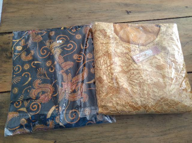 Maura Couple - Sania Rufle Batik Couple Ori Ndoro Jowi Dnt Garansi Shopee Termurah - Kebaya Batik