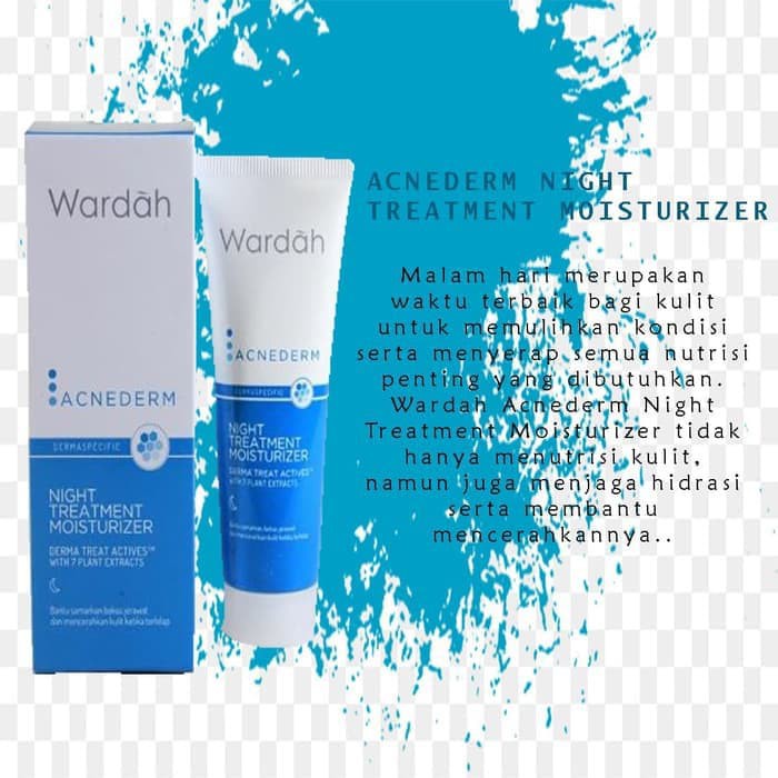 Wardah Acnederm Night Treatment Moisturizer 40 mL