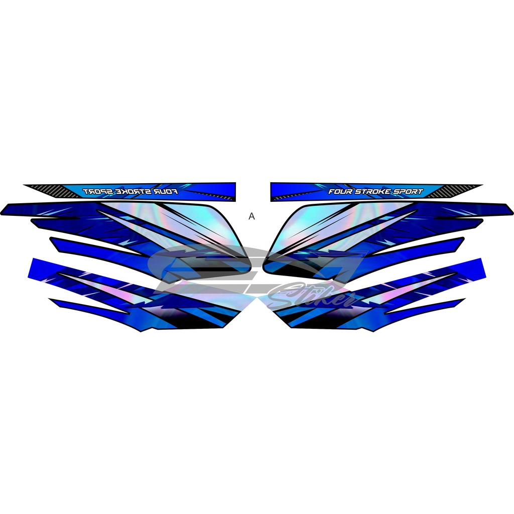 STIKER STRIPING GL MAX GL PRO NOETECH CUSTOM ORI 03