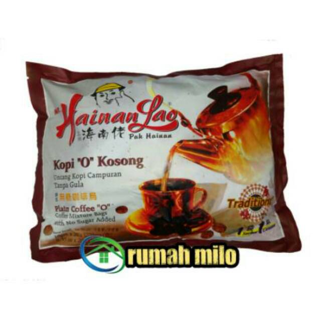 

KOPI "O" MR. HAINAN LAO MALAYSIA TANPA GULA