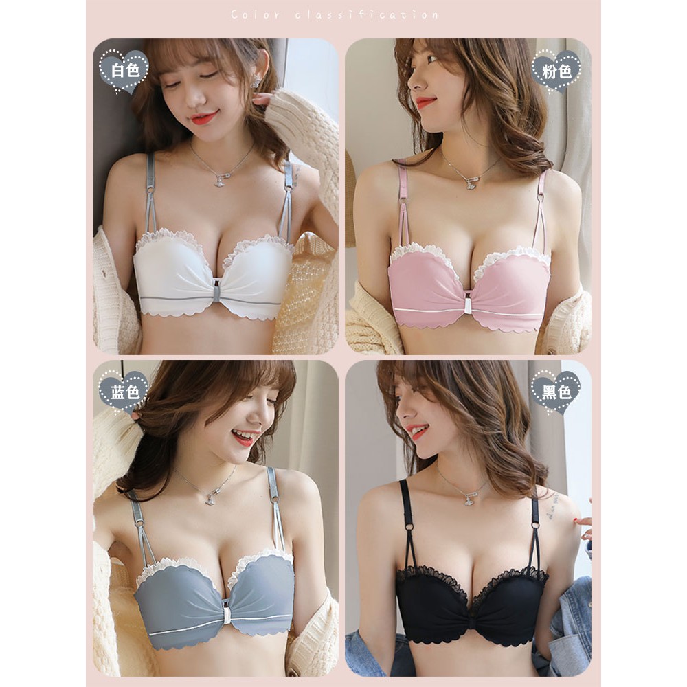 【 Bra Mall 】BM-091 Push Up Bra Sexy Wanita Tanpa Kawat Bra Push Up Import BH Branded Cut