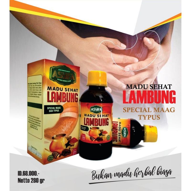 Madu Lambung Asyifa- Maag Kronis- Asam Lambung- Gerd