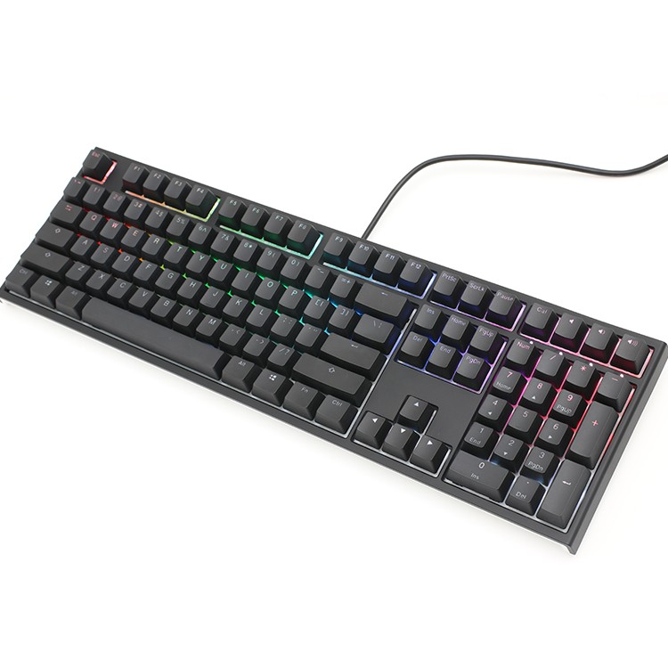 Ducky One 2 RGB - Full Size TKL Black White Mechanical Gaming Keyboard