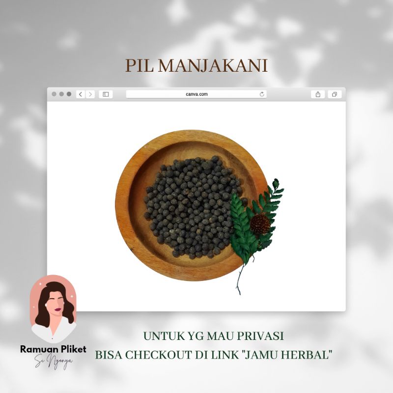 Manjakani Aceh by Ramuan Pliket Si Nyonya | Pil Manjakani Aceh | Jamu Manjakani