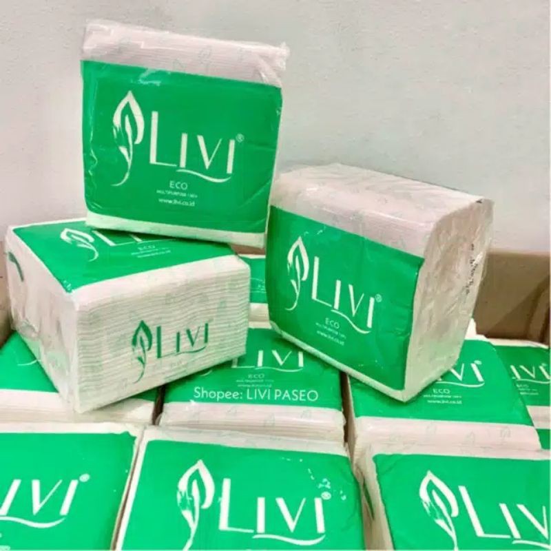 TISU Tissue LIVI ECO LIVI POP UP 150 sheet 2pLy Multipurpose 150 sheets PROMO !!!