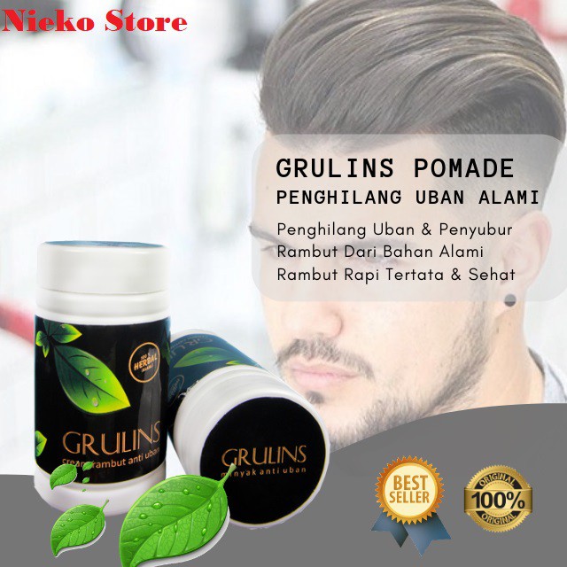 Minyak Rambut Pria Pomade Penghitam Dan Penghilang Uban Secara Alami Shopee Indonesia