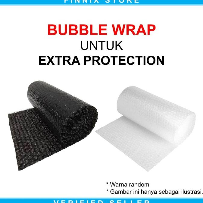 

BUBBLE WRAP Untuk EXTRA PROTECTION Keamanan Lebih Untuk Paket Kiriman