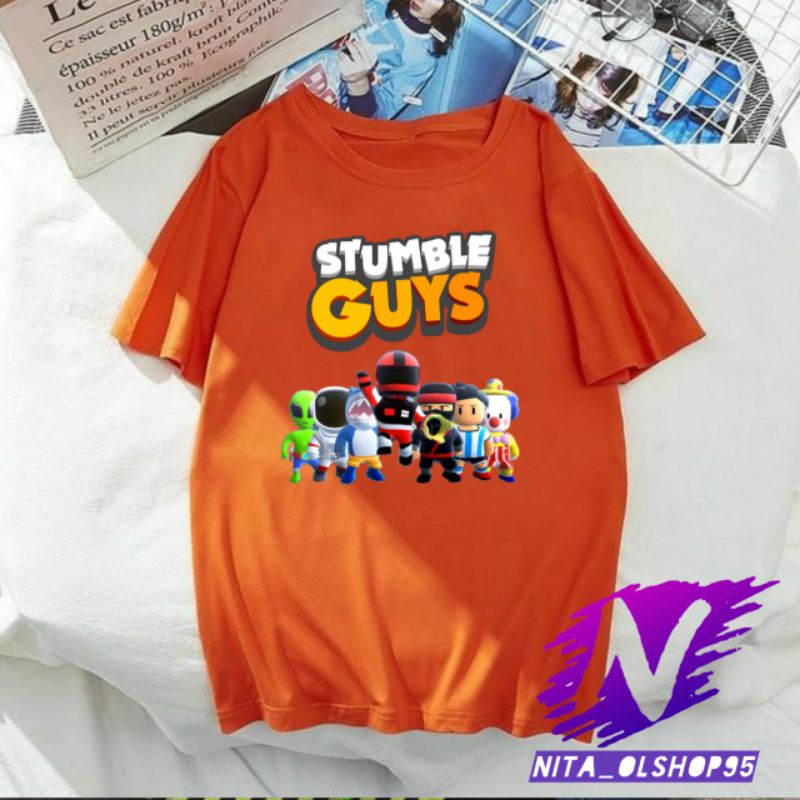 kaos stumble guys kaos anak stumble guys viral