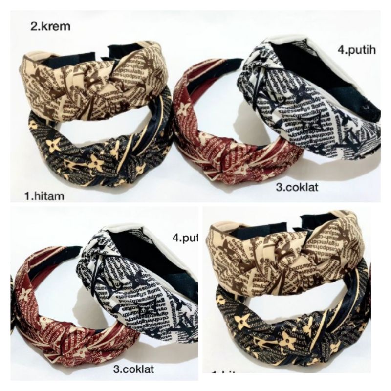 bando korea elv fashion premium import bahan tebal bandana import bando branded band bahan tebal