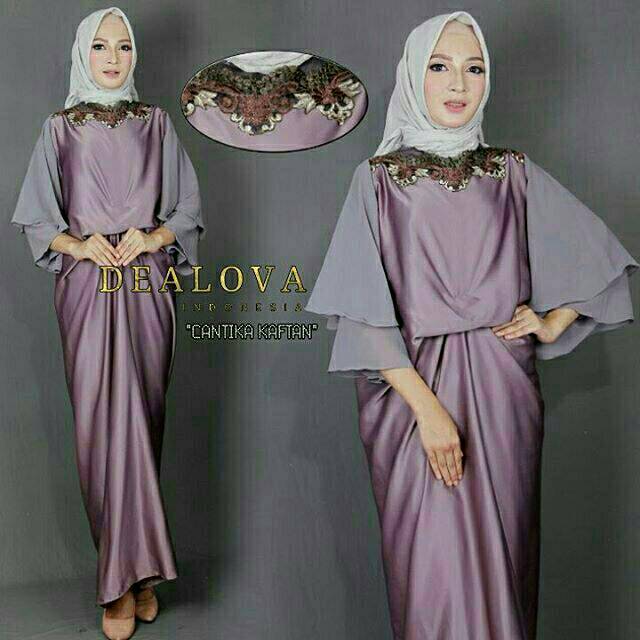 Cantika Kaftan / Dealova Gamis Kaftan Cantik