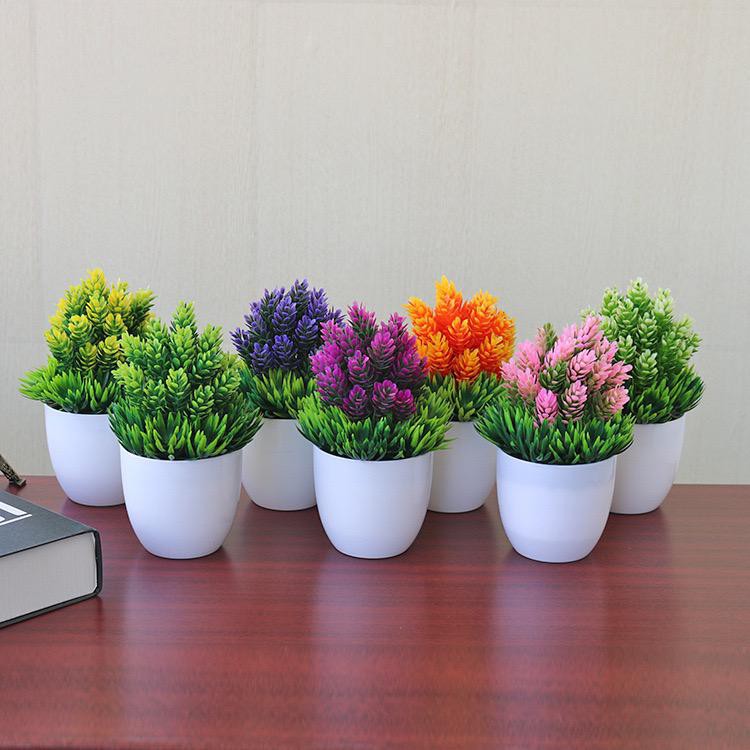 BUNGA PLASTIK BONSAI BULAT / BUNGA CANTIK / DEKORASI (SKU -TCBR0048-1)