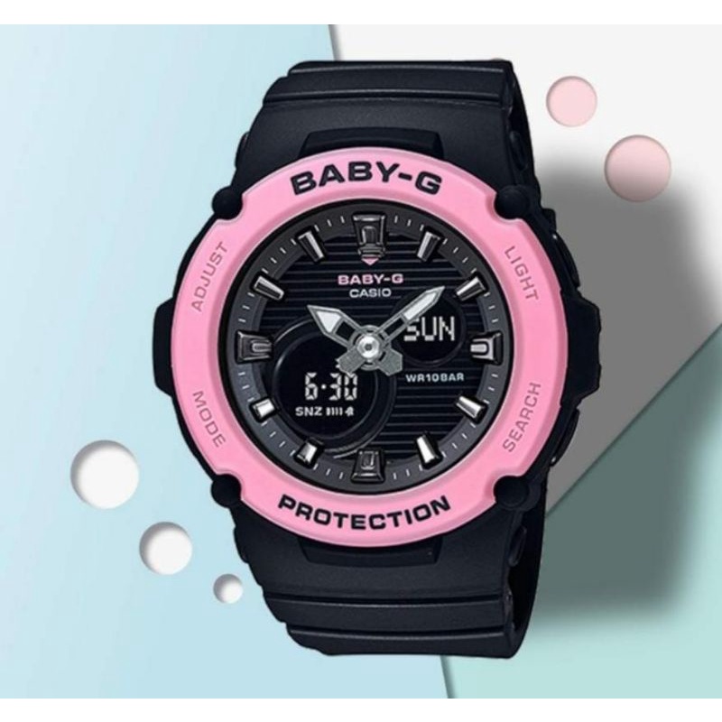 Jam Tangan Baby G Dualtime Wanita Jam Tangan Terlaris Water Resistant