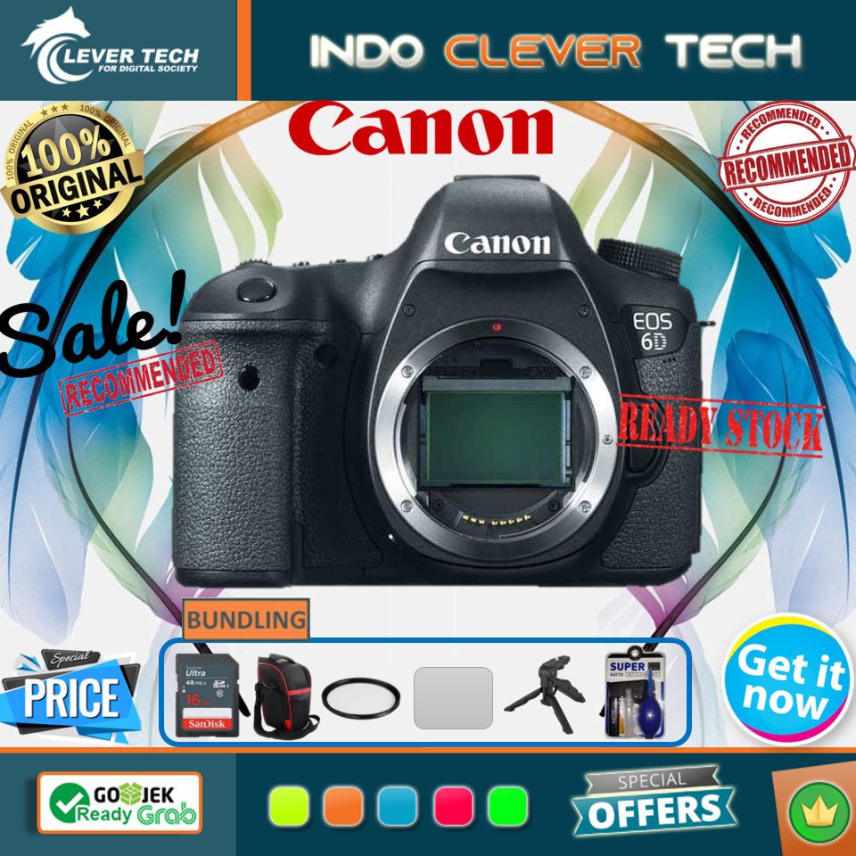 Canon EOS 6D Body Only Built-In Wifi And GPS