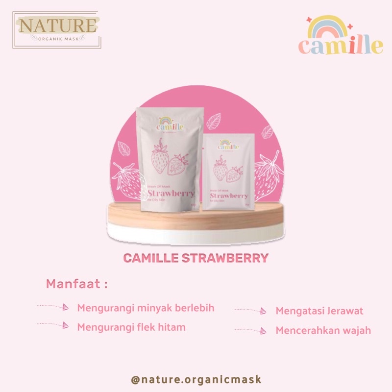 Organic mask camille