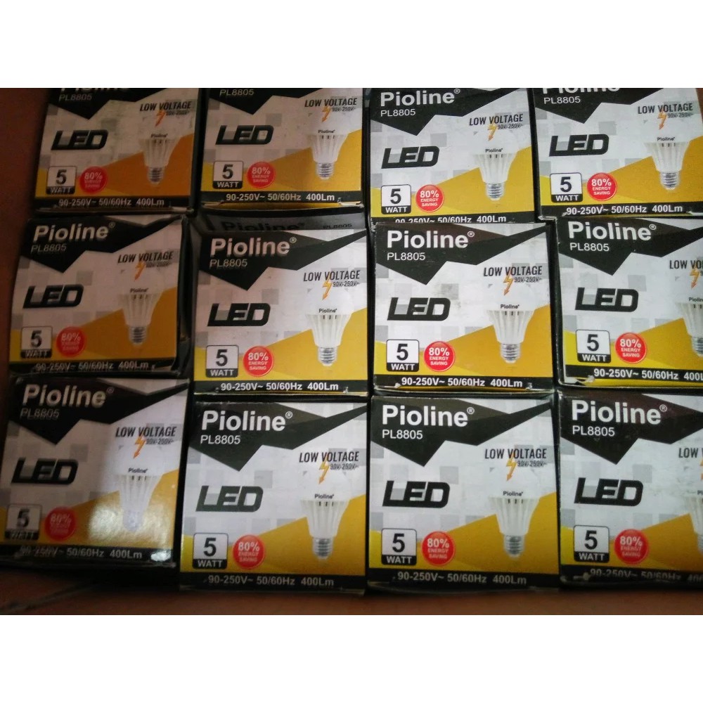 Bohlam Lampu LED 5 Watt Pioline 10.000 Jam Putih