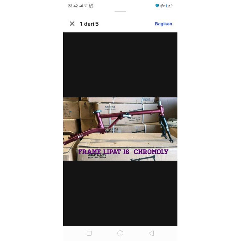 frame lipat Evergreen 16