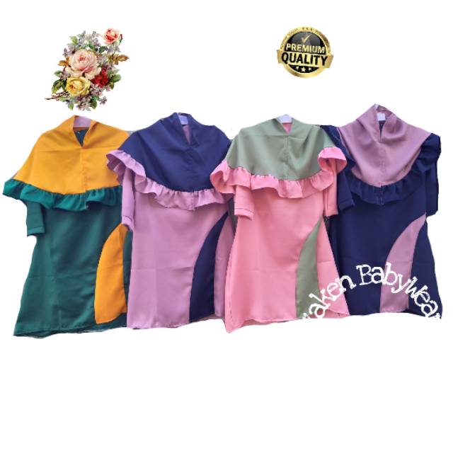 Gamis AYana Kids moescrepe Harga Grosir TerMurah