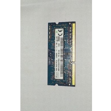 Memori ram Laptop DDR3L 3L 2GB 2 gb 1RX8 PC3L 12800 12800s DDR memory Notebook original copotan