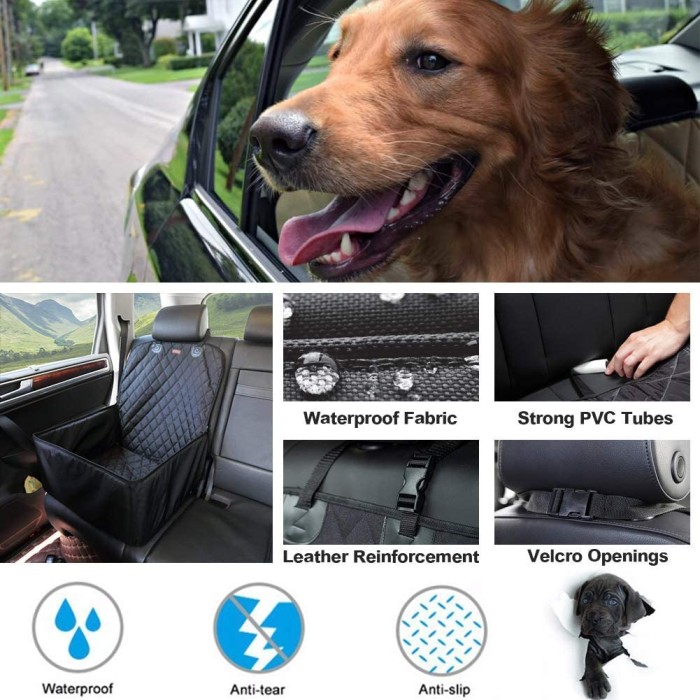 Pet Dog Car Seat Cover Protector | Pelindung Jok Kursi Mobil Anjing Kucing