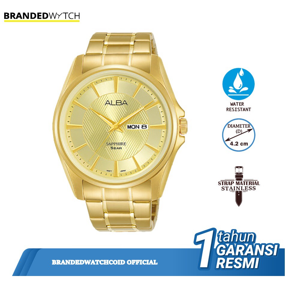 Jam Tangan Alba Pria AJ6094X1 Original Alba AJ6094 Diameter 4,2 cm