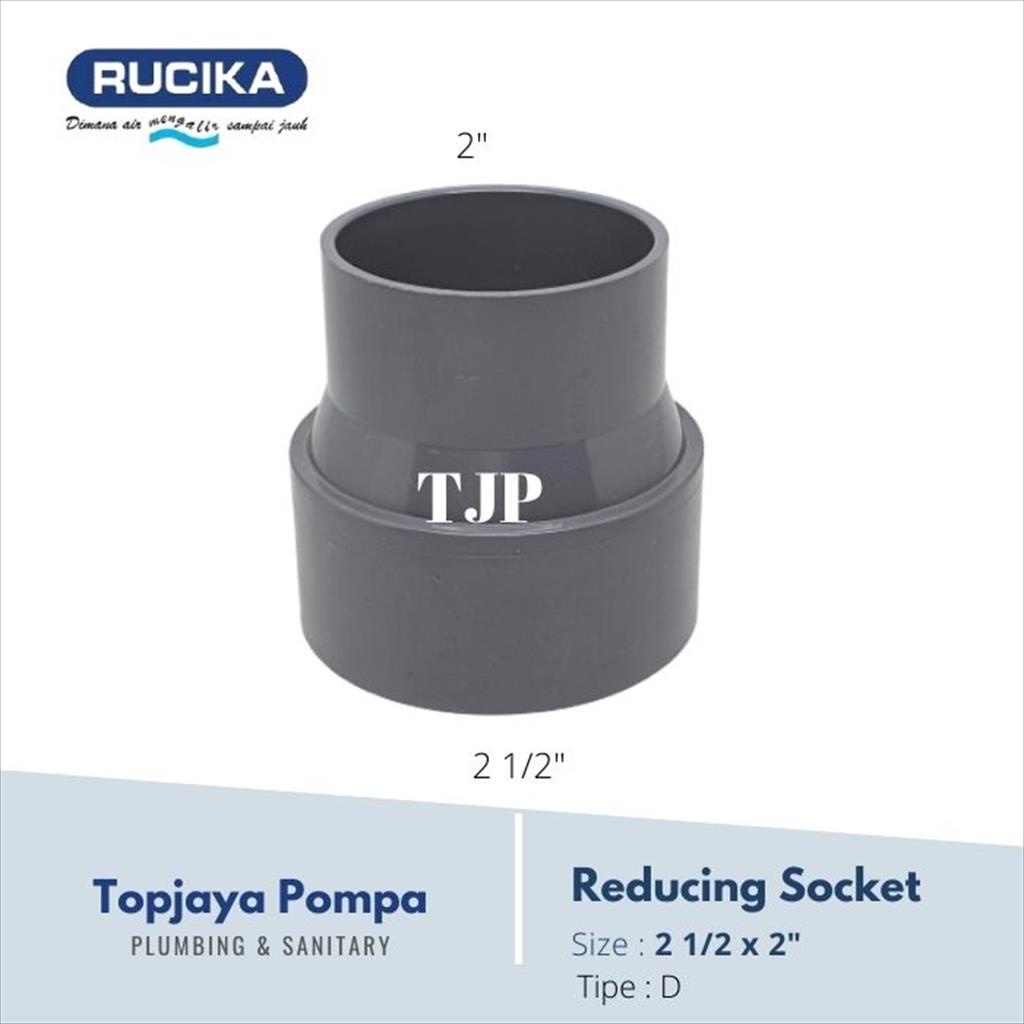 V.SOCK / REDUCER PVC D RUCIKA 2 1/2 X 2&quot;