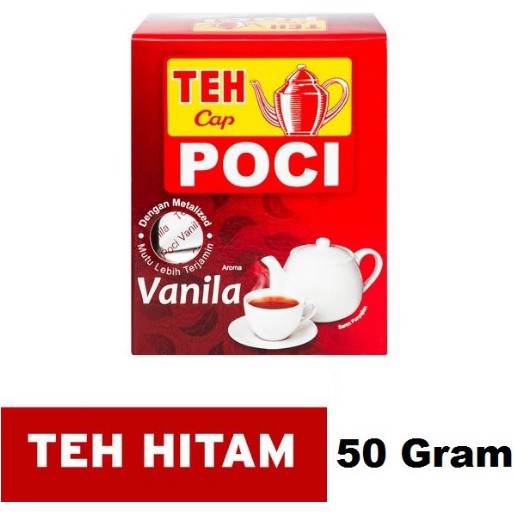 

Teh Poci Vanila 50 gr - Teh Hitam Seduh