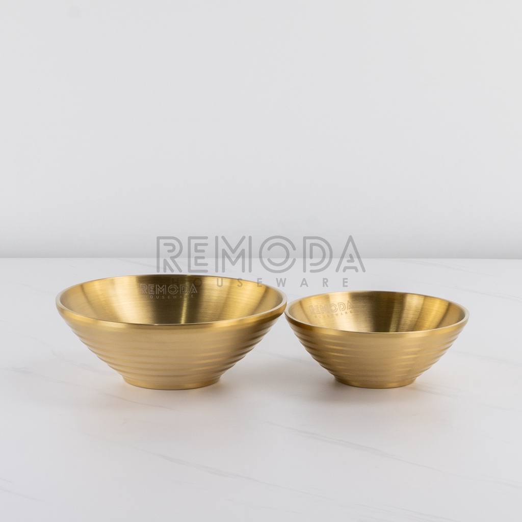 [Remoda] Double Layer Bowl Mangkok SS304 PREMIUM 2 warna