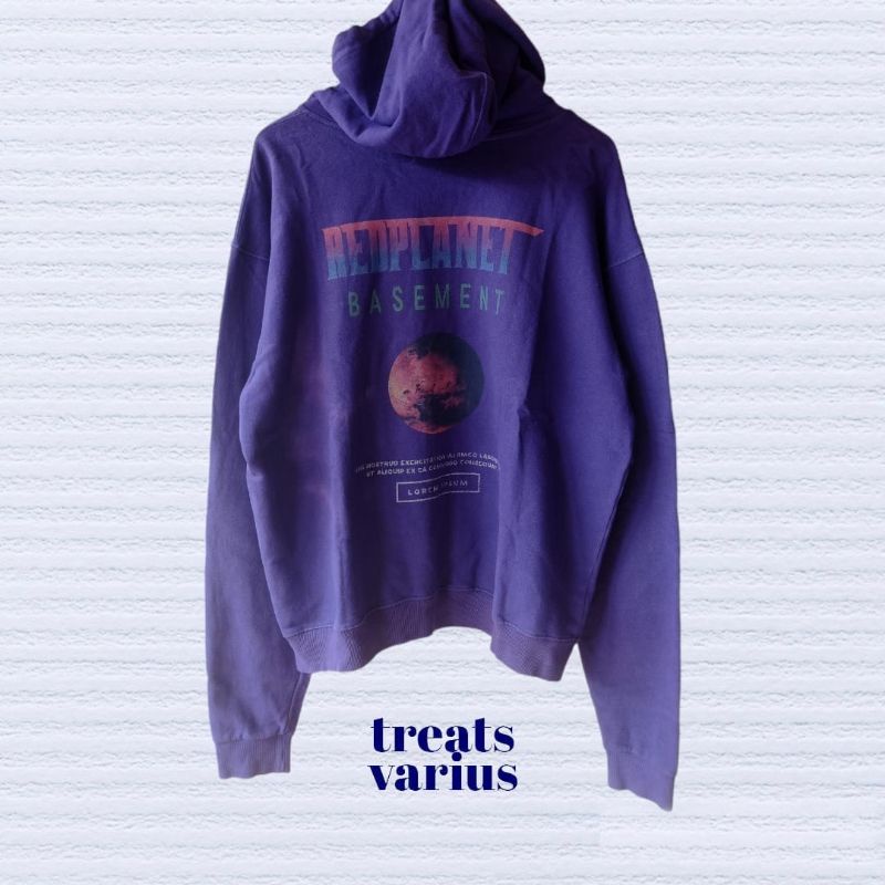 ONA Basement Red Planet Korean Hoodie