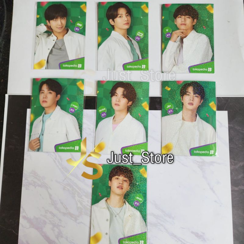 

Postcard Hologram BTS limited Tok 0 P3 di a