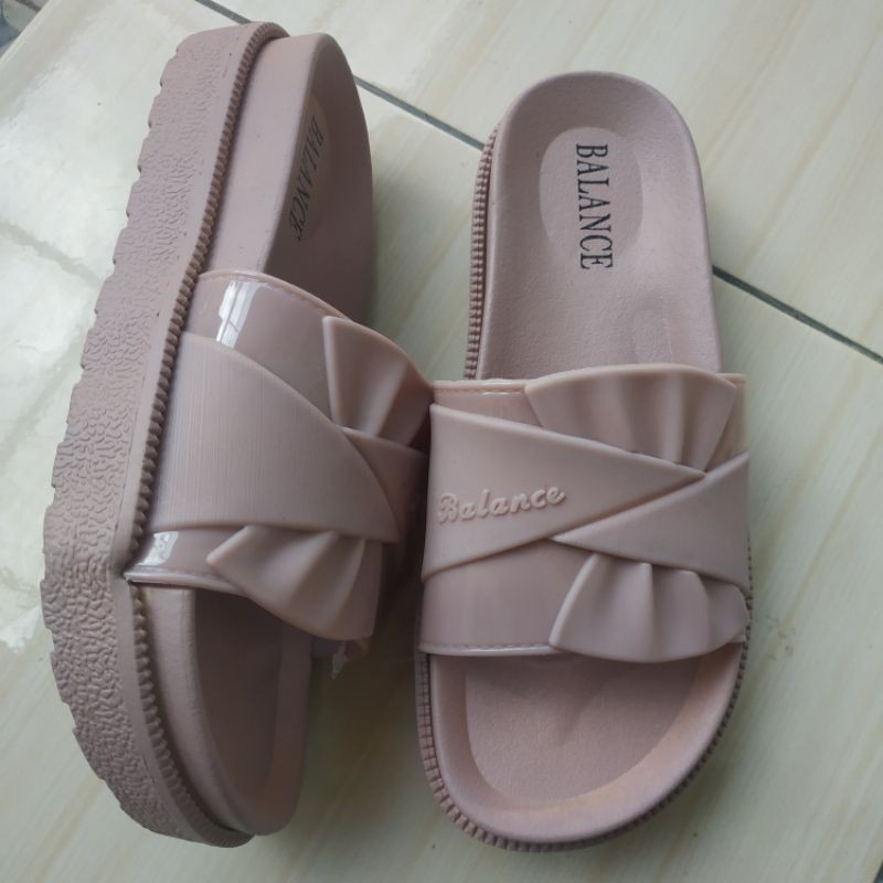 NEW BLC 1603-55 SANDAL JELLY TEBAL SELOP ☺ COD BISA