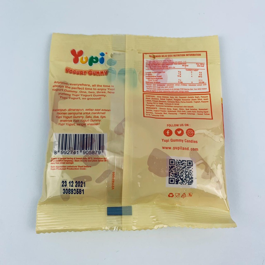 Yupi Candy / Permen Yupi Aneka Rasa / Permen Kembang Gula Lunak / 1pcs