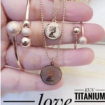 TiTanium set perhiasan wanita R51