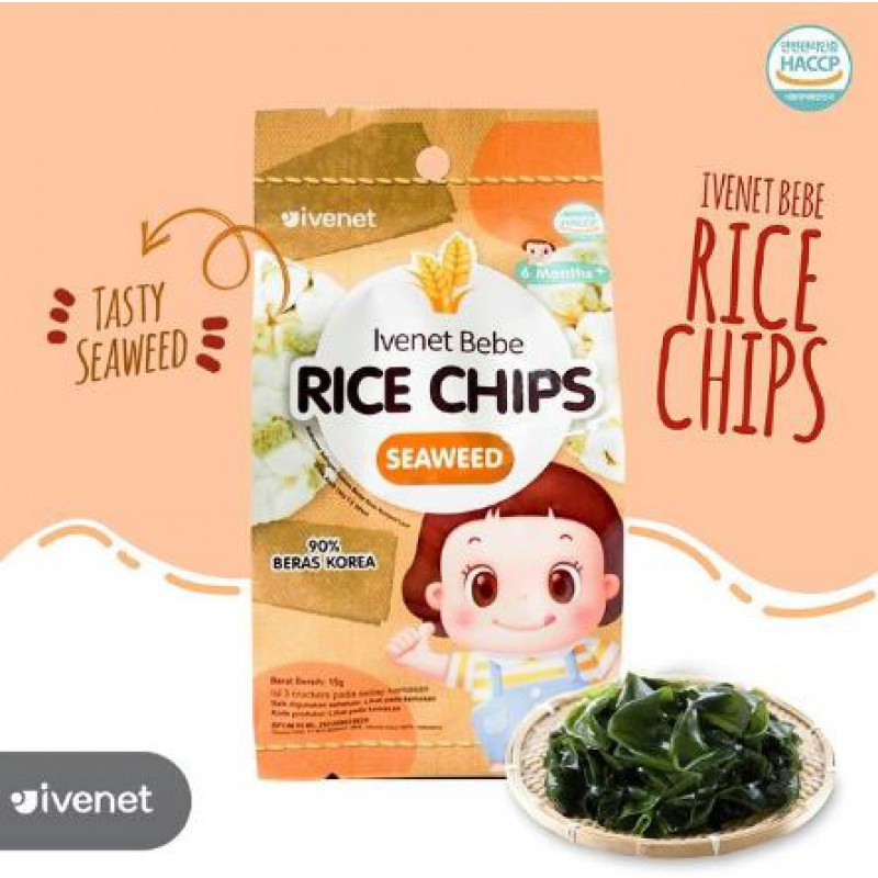 IVENET Bebe Rice Chips 15g / Snack Bayi