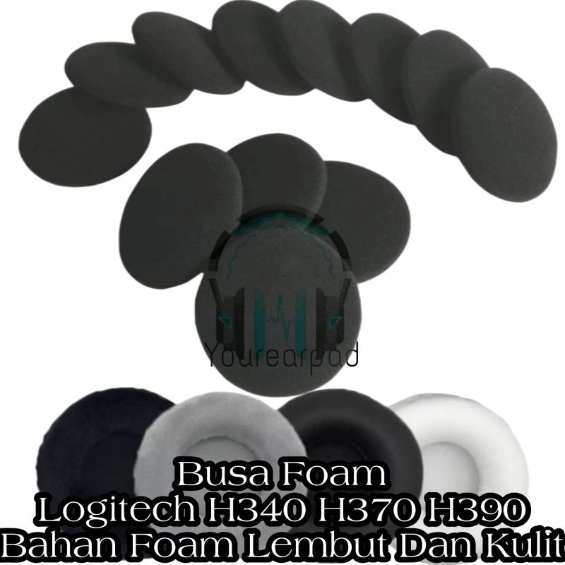 Foam Logitech Headset H390 H370 H340 / Busa Headset Logitech H370 H340