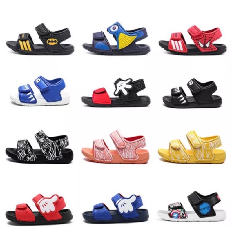 Sepatu Sendal Anak Sendal Karet Anak Karakter Import M125