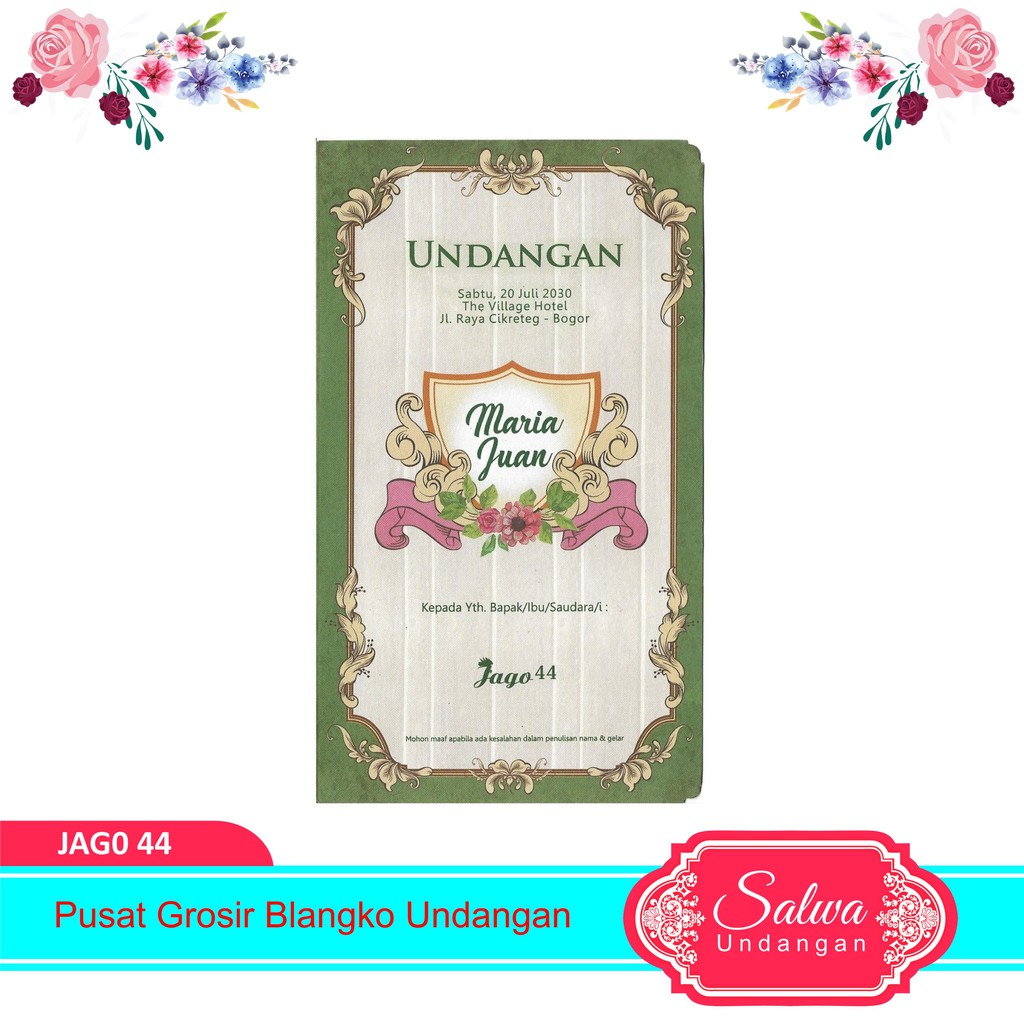 Blangko Undangan Jago 44 Harga Murah